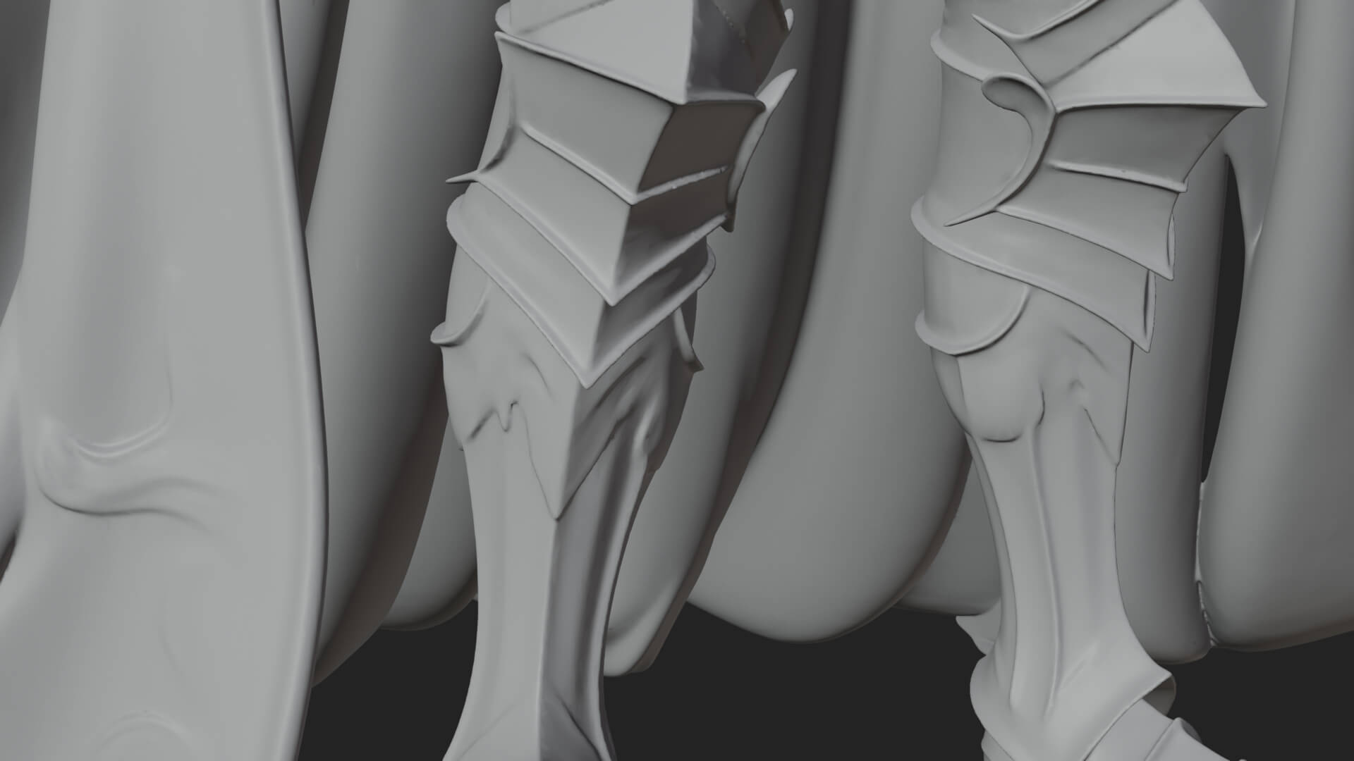 Vampire Lord Statue Design 5 3D Print Model 3D Model