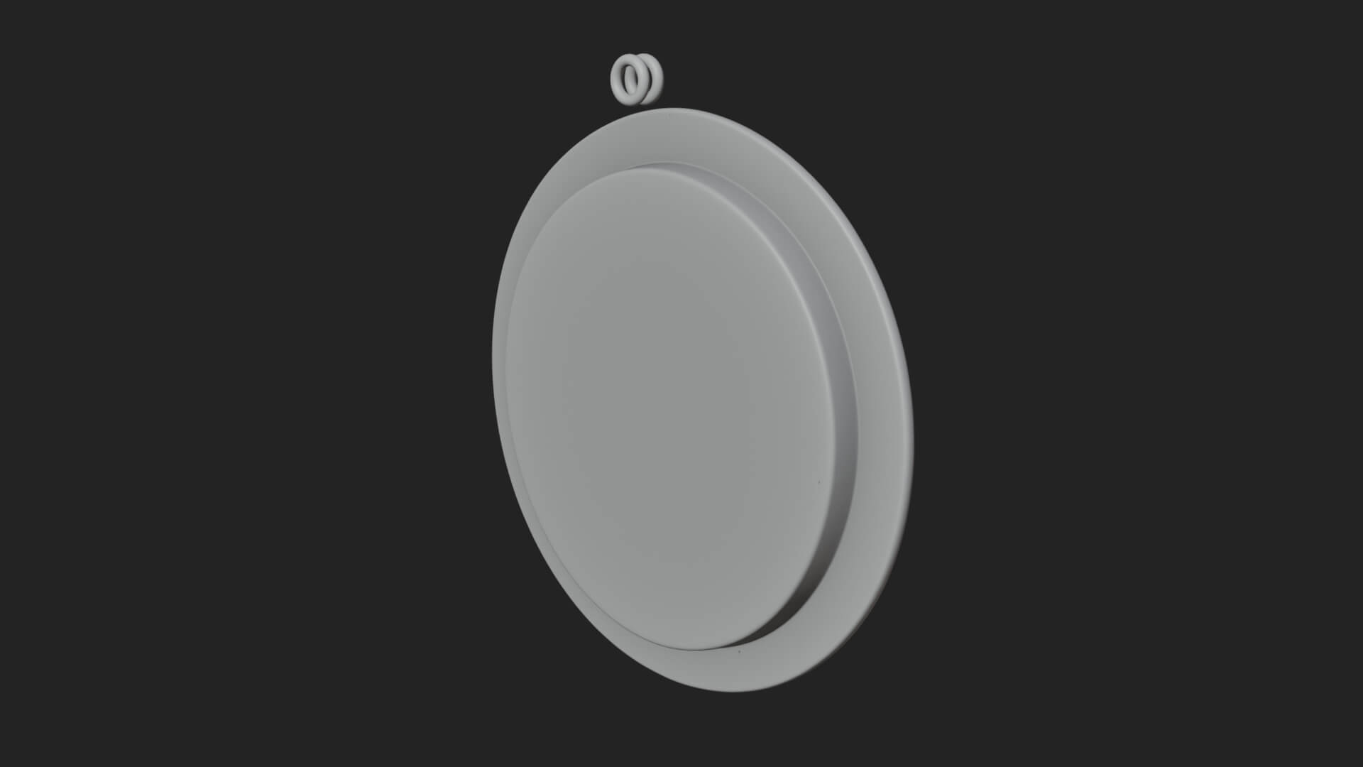 Veiled Madonna Oval Relief Plaque Design 1 3D Print Model 3D Model