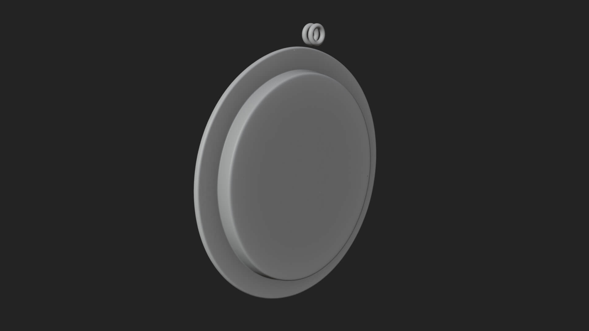 Veiled Madonna Oval Relief Plaque Design 1 3D Print Model 3D Model