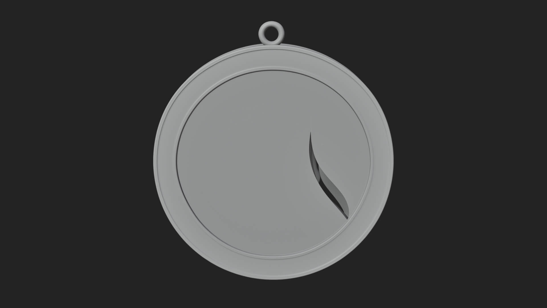 Veiled Madonna Oval Relief Plaque Design 5 3D Print Model 3D Model