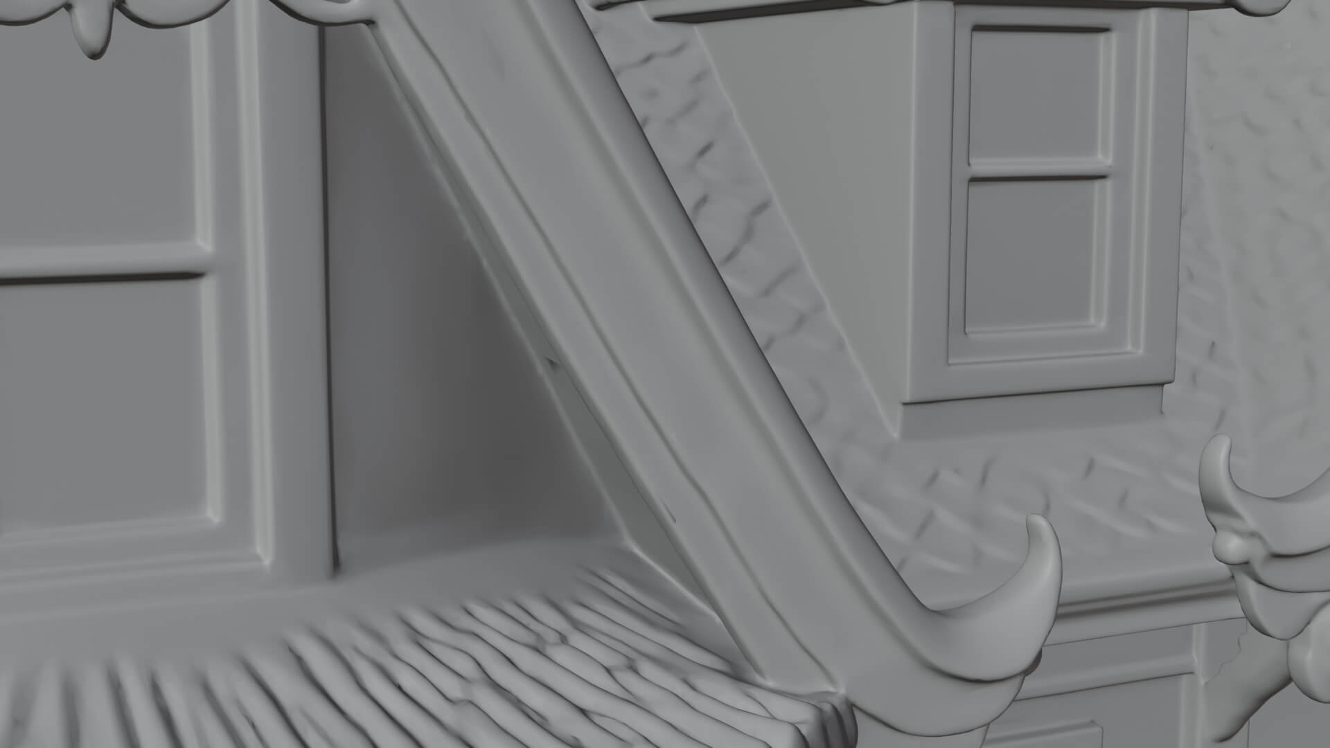 Victorian House Design 4 3D Print Model 3D Model