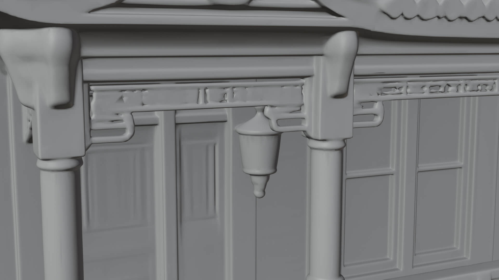 Victorian House Design 4 3D Print Model 3D Model