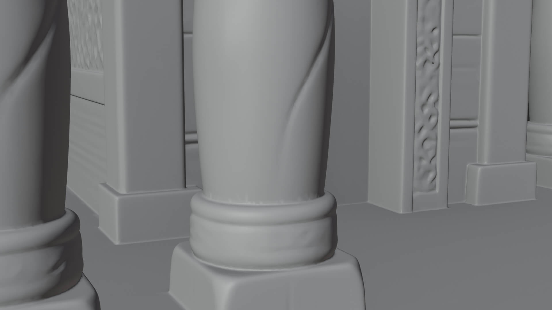 Viking Stave Hall Temple Design 2 3D Print Model 3D Model
