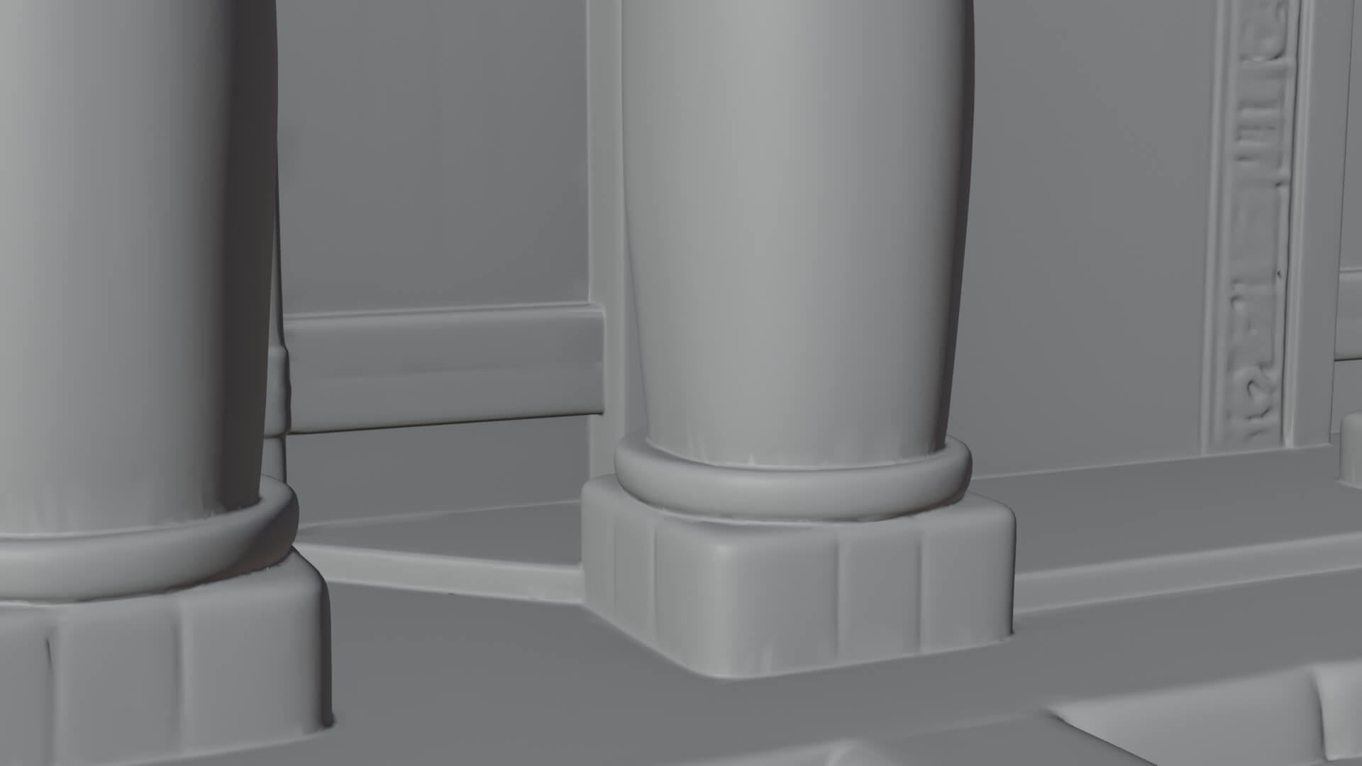 Viking Stave Hall Temple Design 3 3D Print Model 3D Model