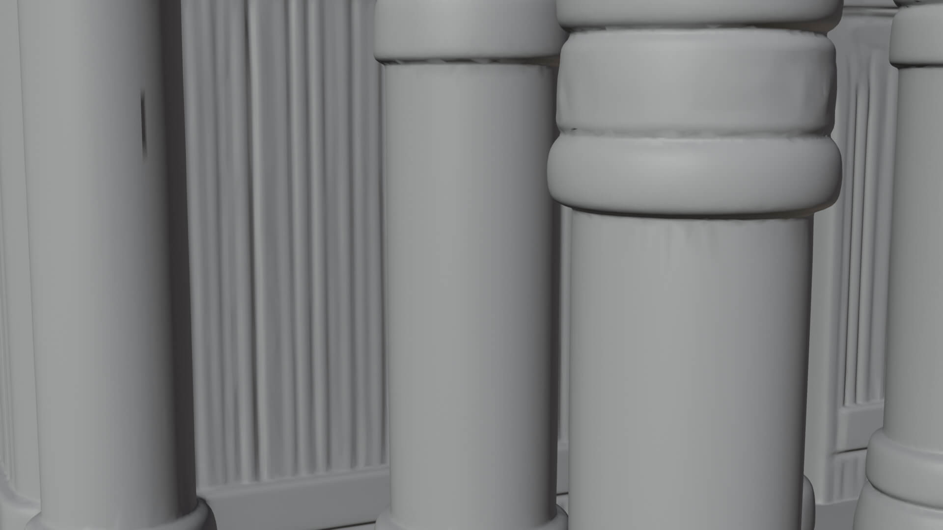 Viking Stave Hall Temple Design 4 3D Print Model 3D Model
