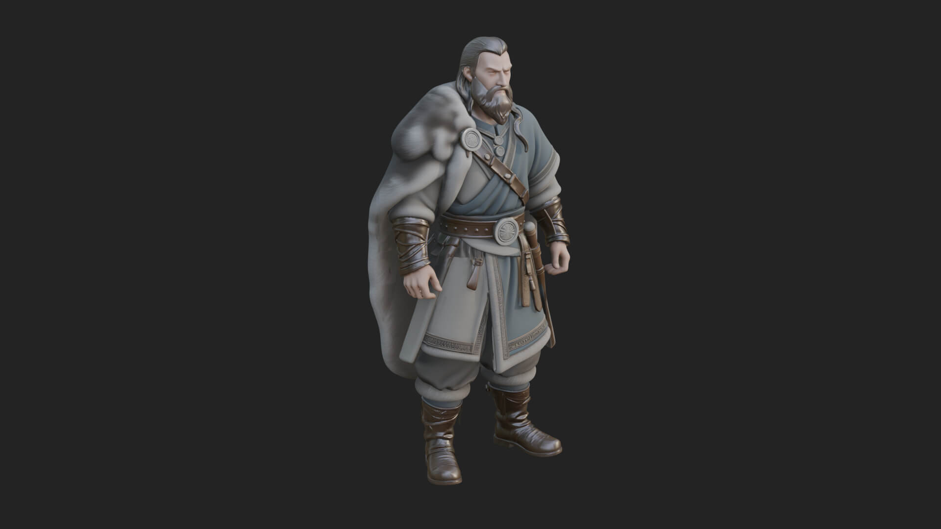 Viking Warrior Statue Design 10 3D Print Model 3D Model