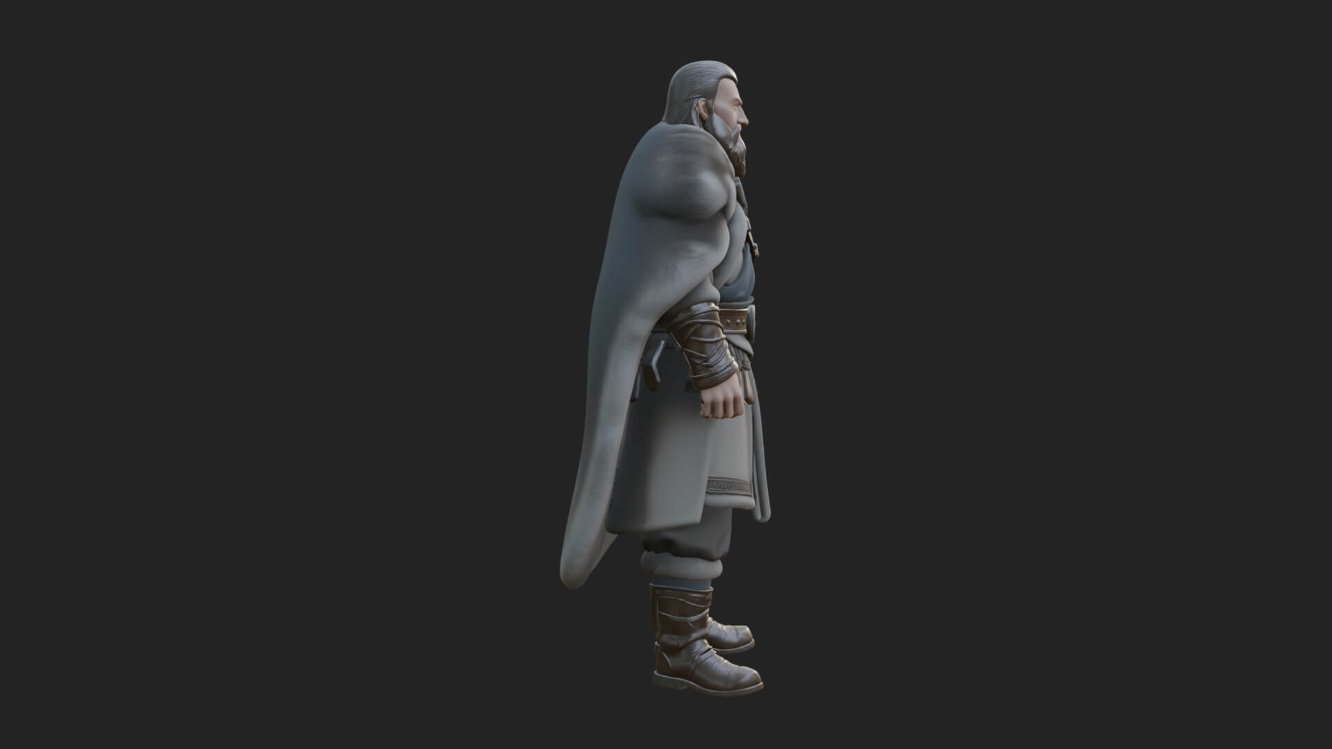 Viking Warrior Statue Design 10 3D Print Model 3D Model