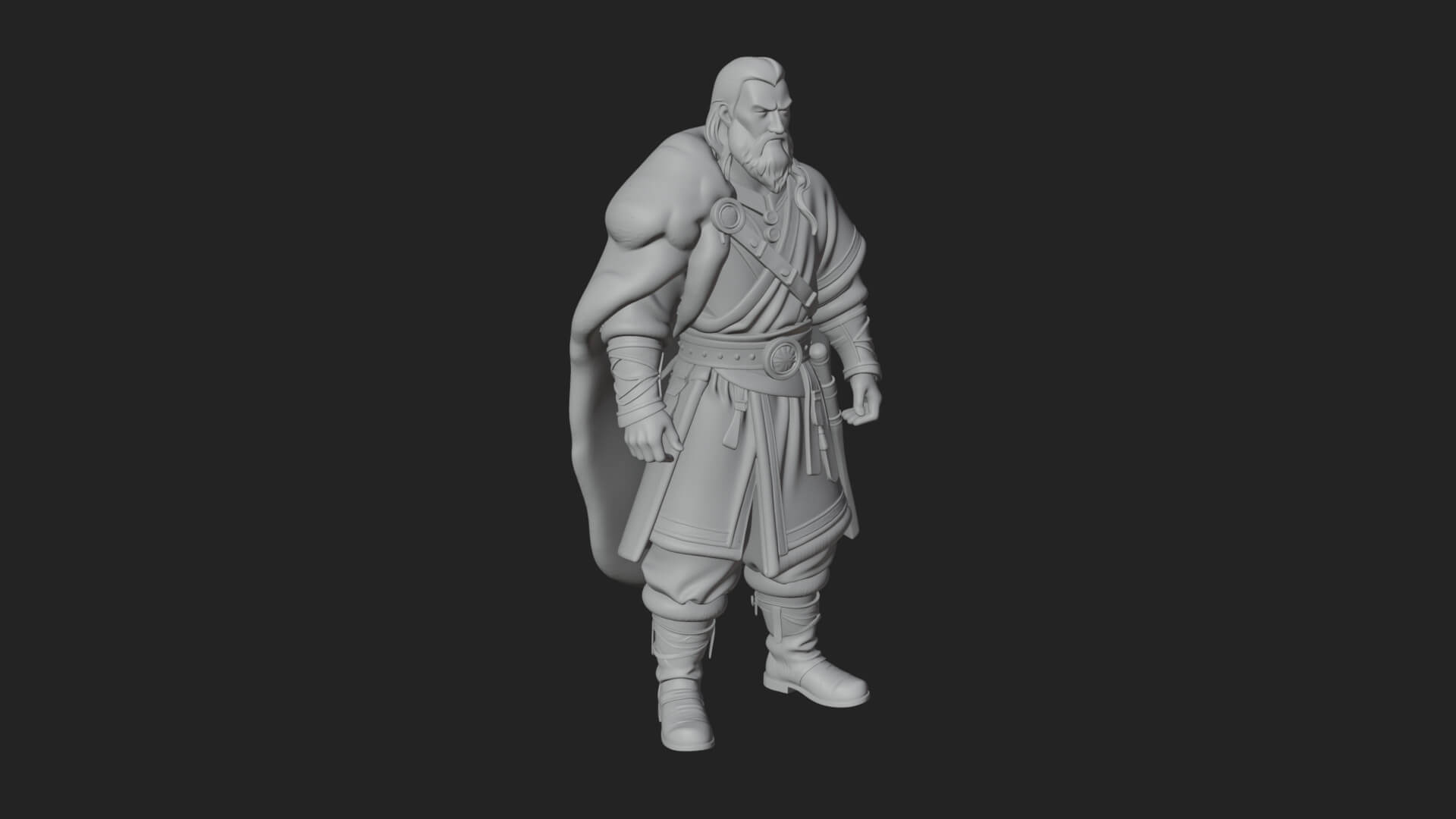 Viking Warrior Statue Design 10 3D Print Model 3D Model