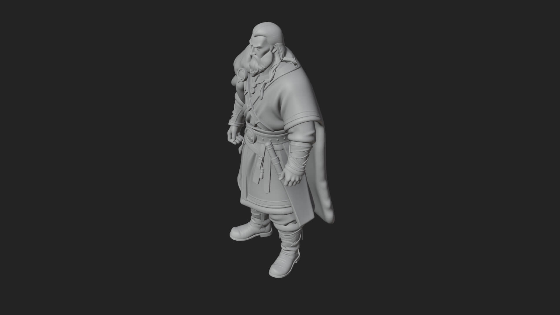 Viking Warrior Statue Design 10 3D Print Model 3D Model