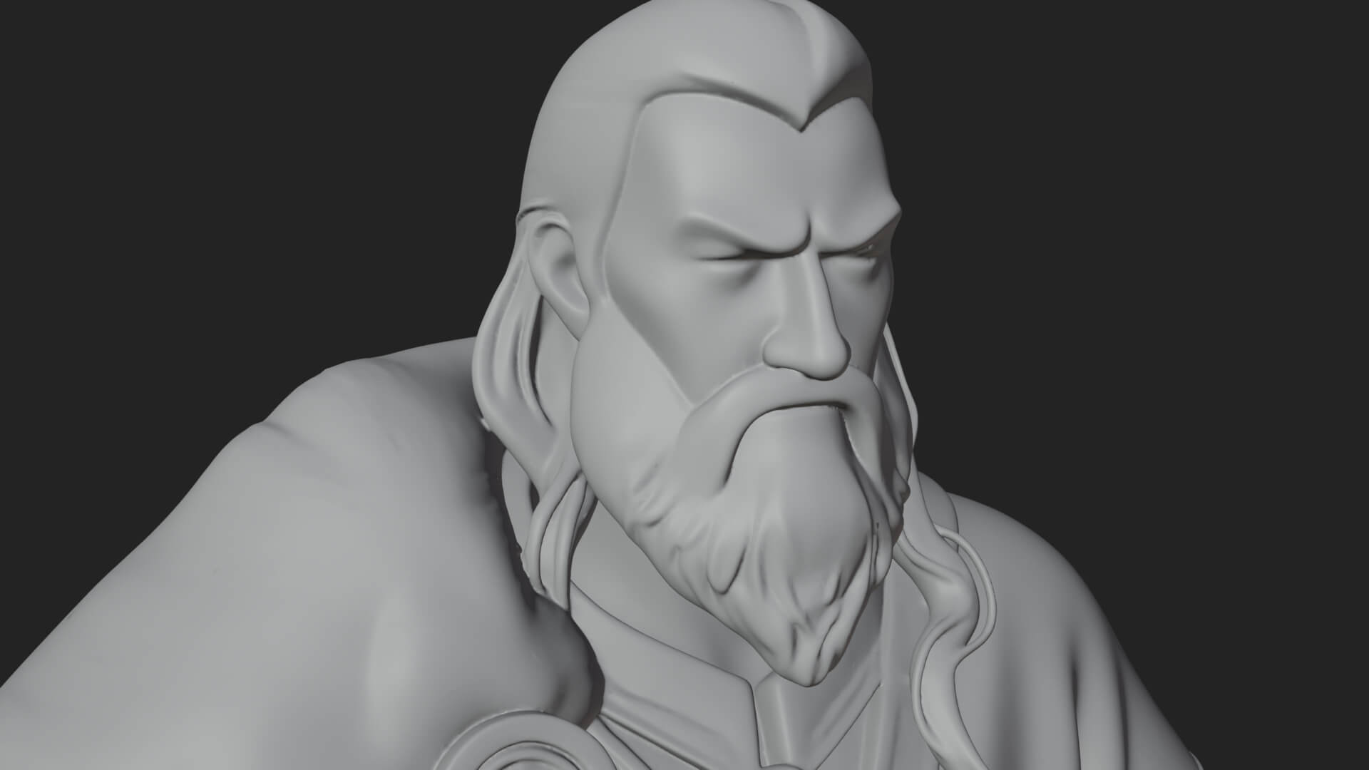 Viking Warrior Statue Design 10 3D Print Model 3D Model