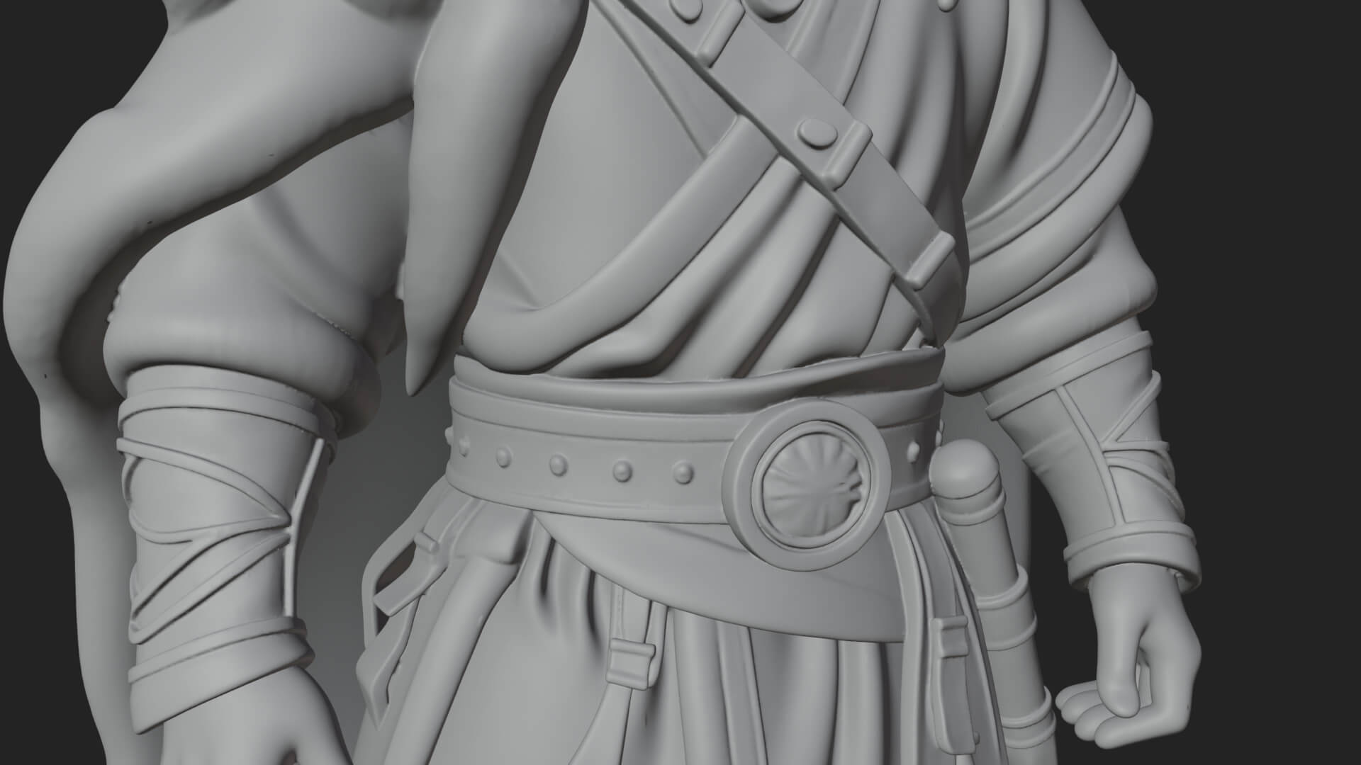 Viking Warrior Statue Design 10 3D Print Model 3D Model