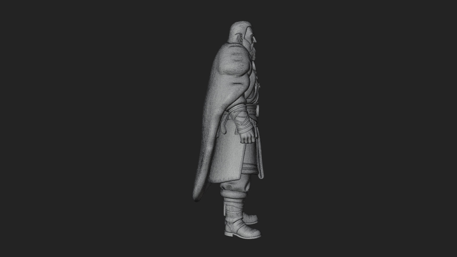 Viking Warrior Statue Design 10 3D Print Model 3D Model