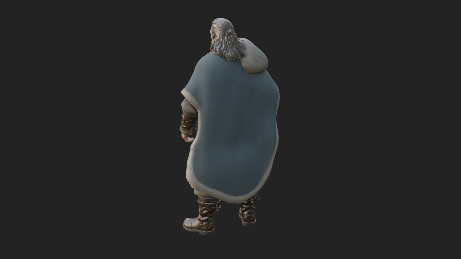 Viking Warrior Statue Design 11 3D Print Model 3D Model