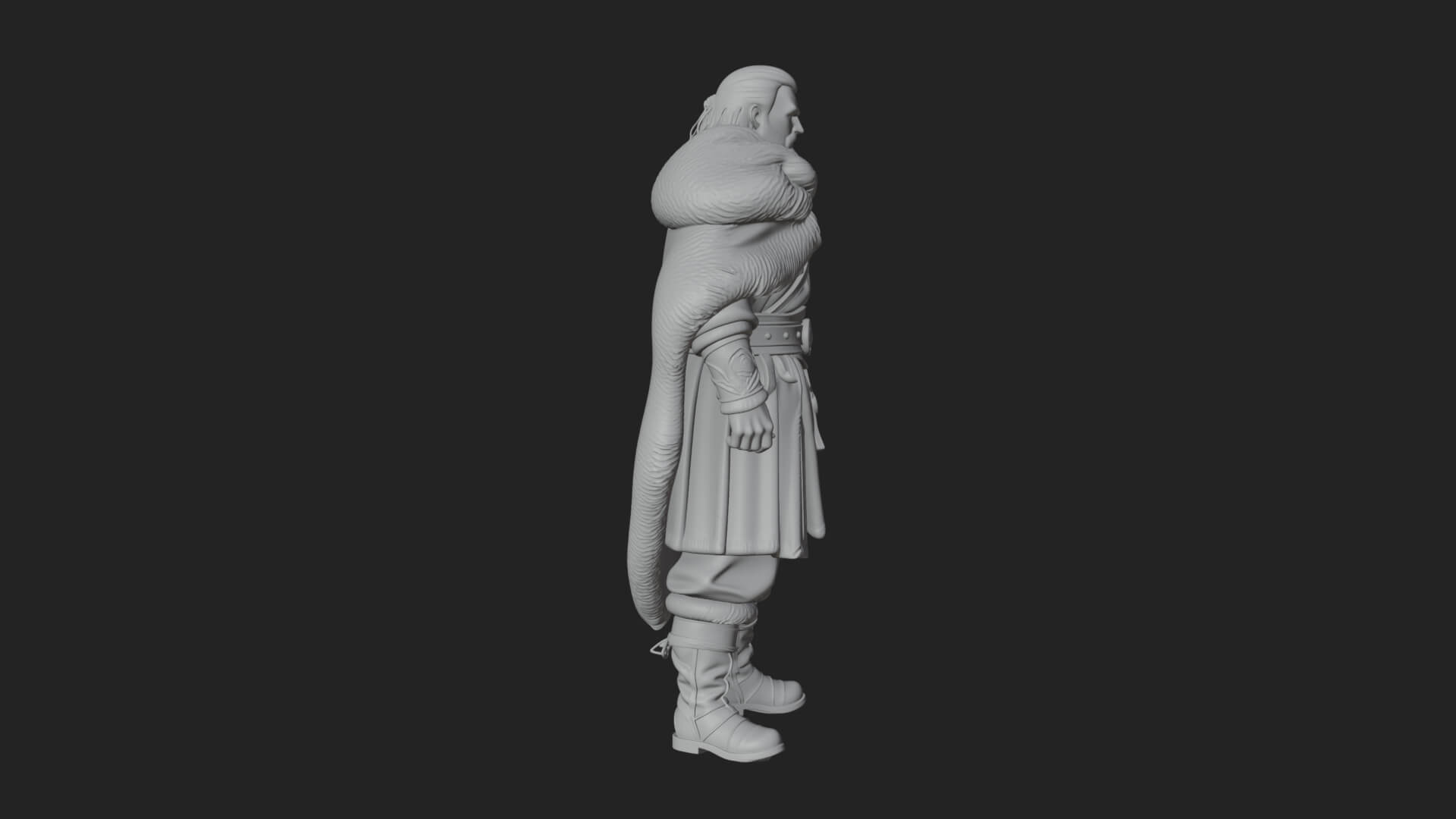Viking Warrior Statue Design 11 3D Print Model 3D Model