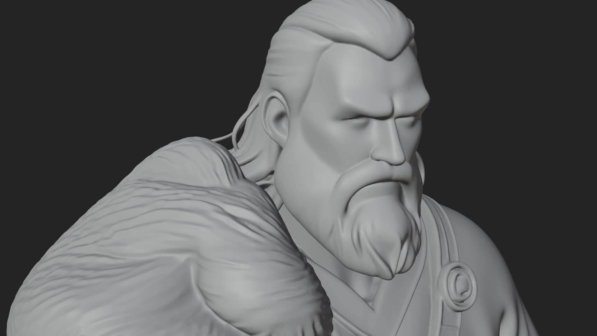 Viking Warrior Statue Design 11 3D Print Model 3D Model
