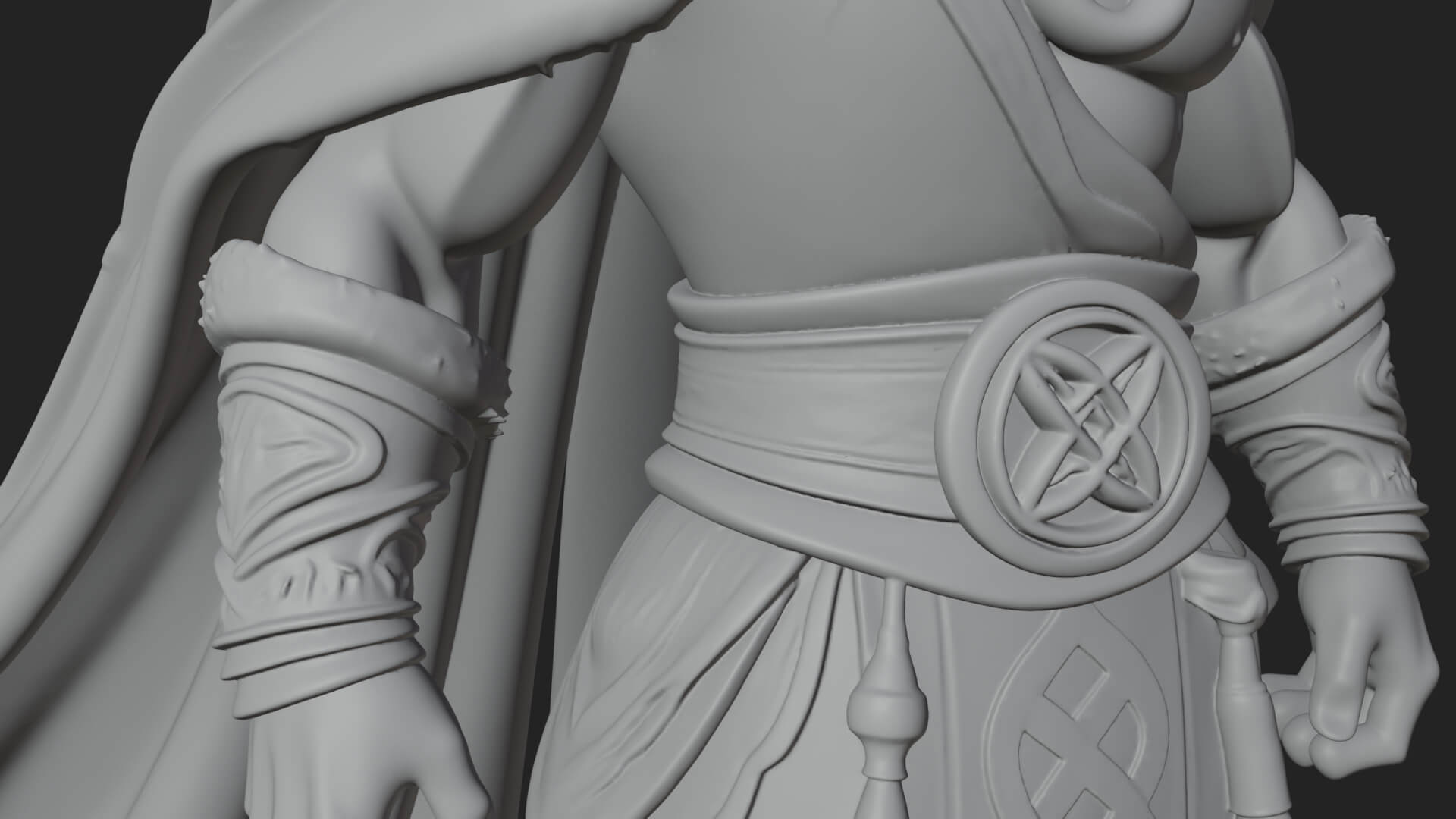 Viking Warrior Statue Design 12 3D Print Model 3D Model