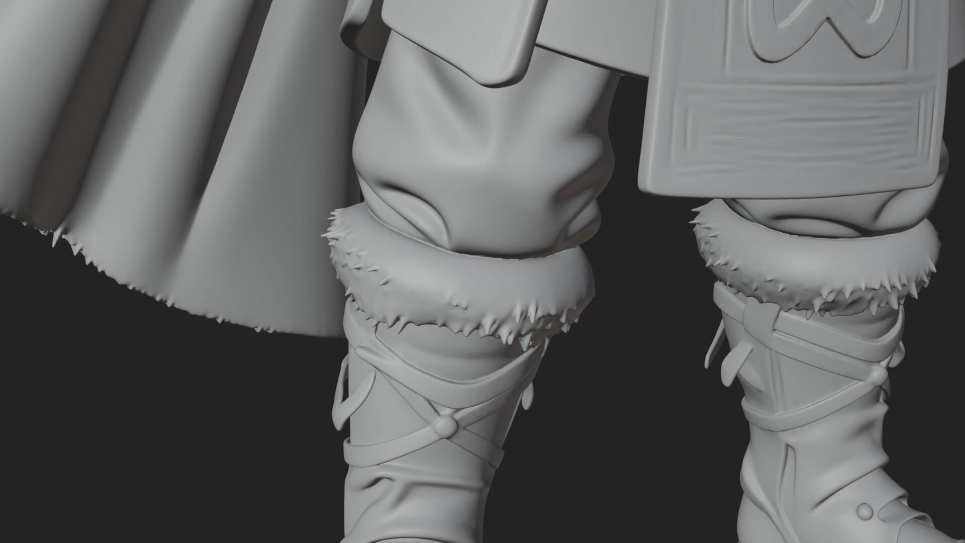 Viking Warrior Statue Design 12 3D Print Model 3D Model