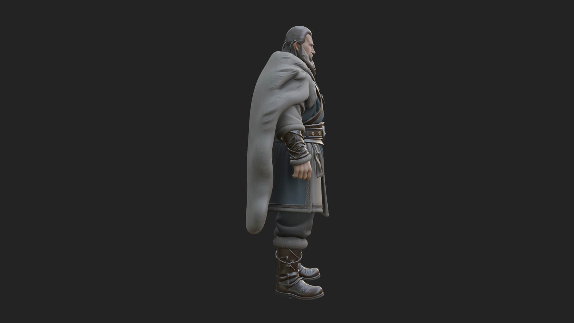 Viking Warrior Statue Design 5 3D Print Model 3D Model
