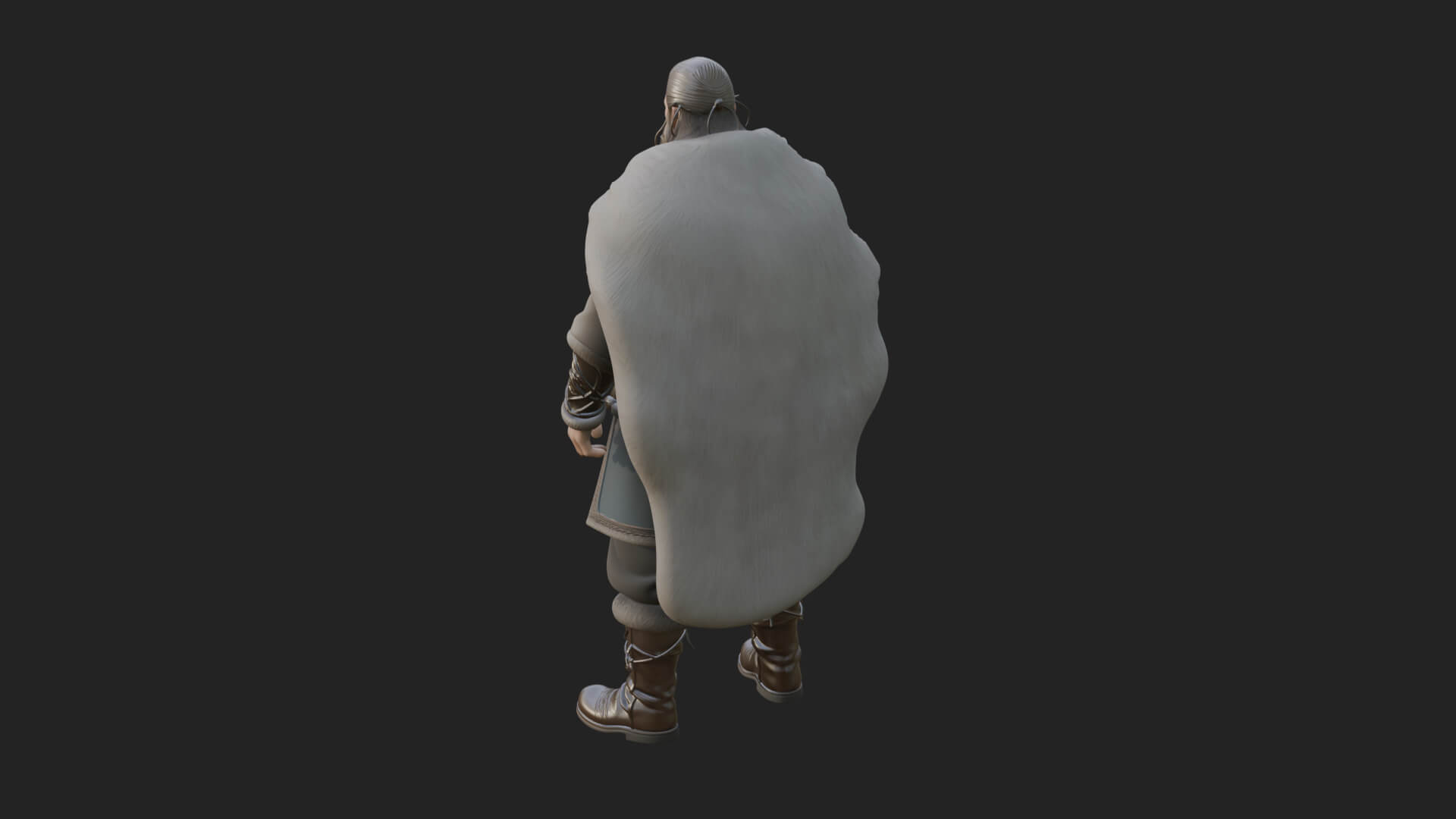 Viking Warrior Statue Design 5 3D Print Model 3D Model