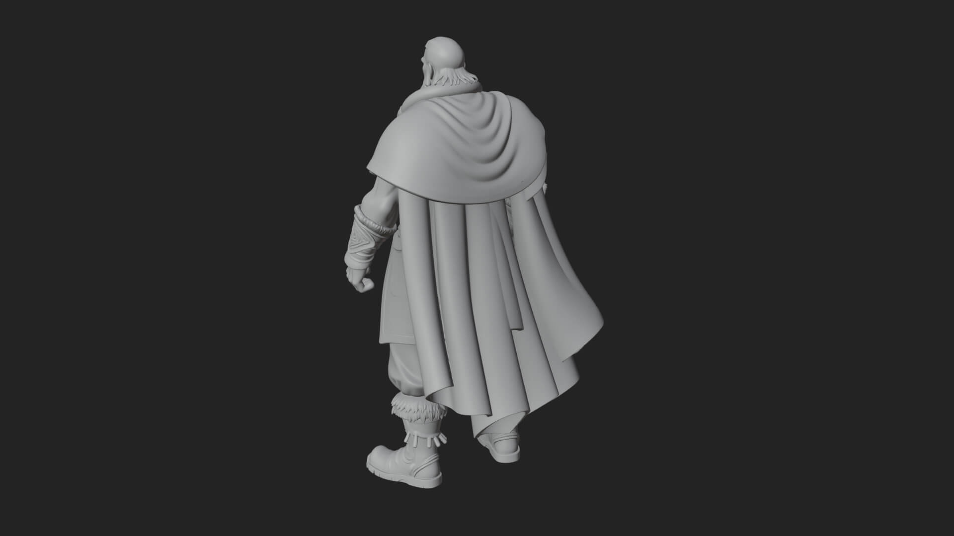 Viking Warrior Statue Design 6 3D Print Model 3D Model