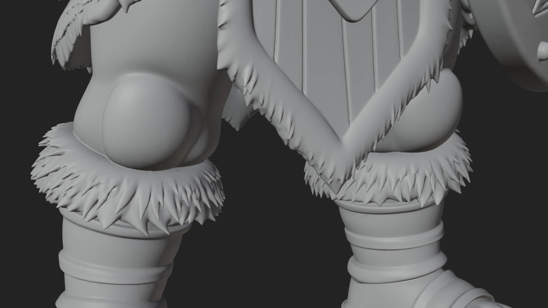 Viking Warrior Statue Design 7 3D Print Model 3D Model