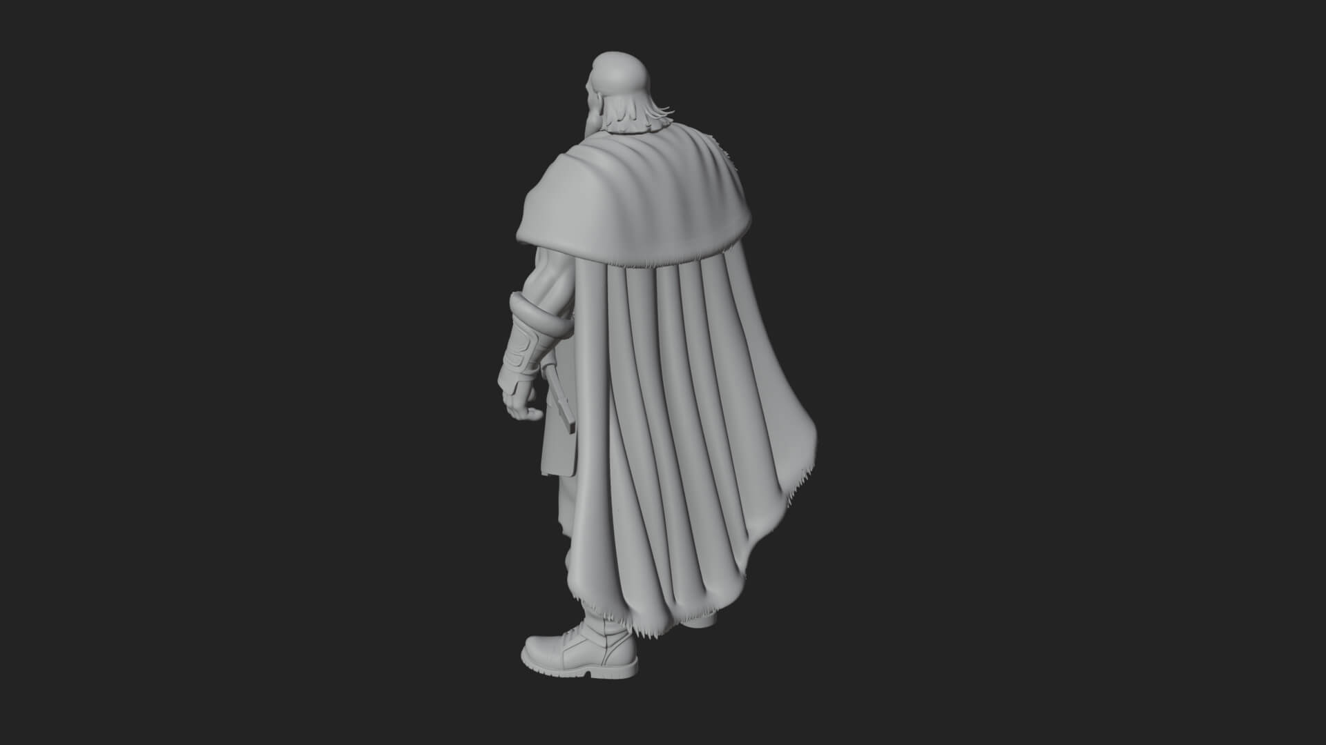 Viking Warrior Statue Design 8 3D Print Model 3D Model