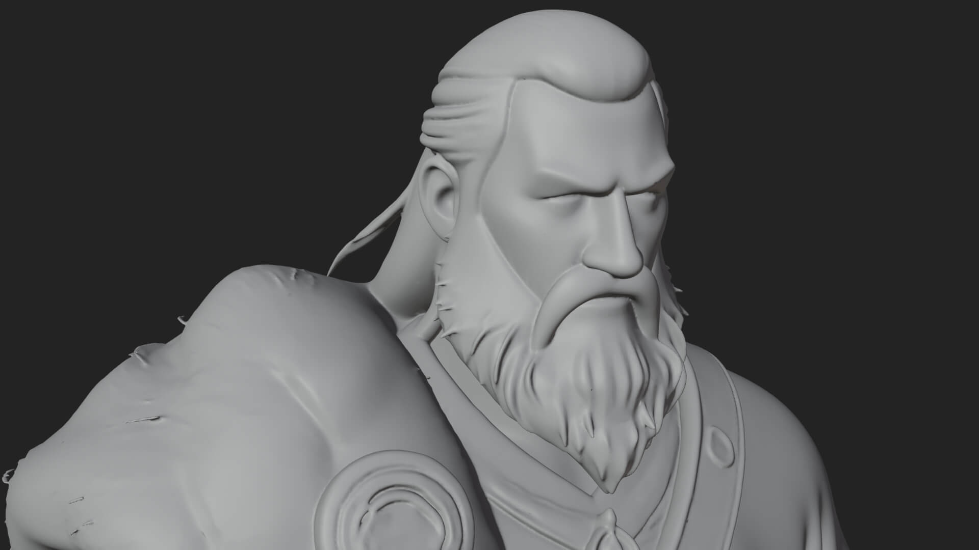 Viking Warrior Statue Design 9 3D Print Model 3D Model