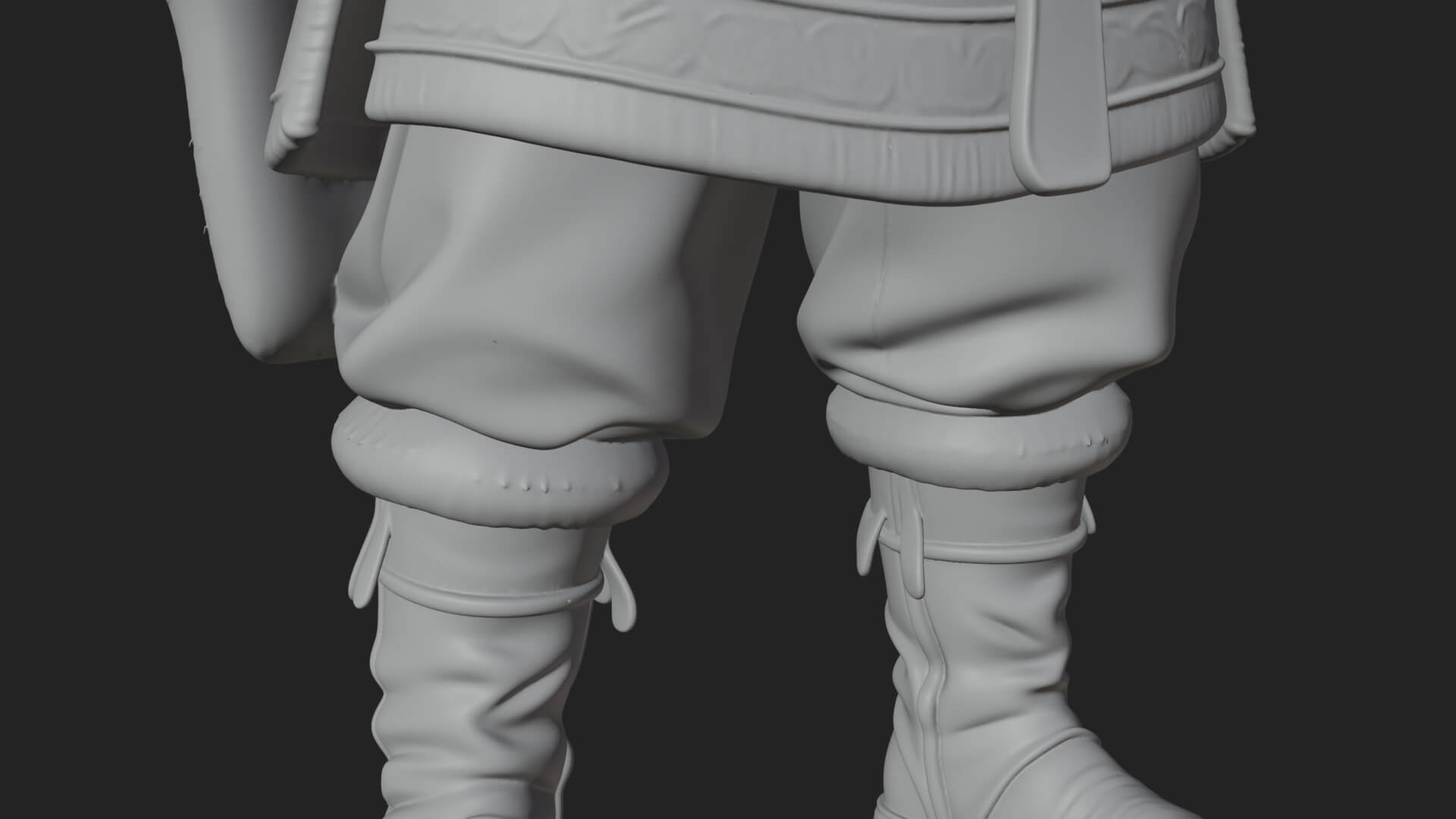 Viking Warrior Statue Design 9 3D Print Model 3D Model