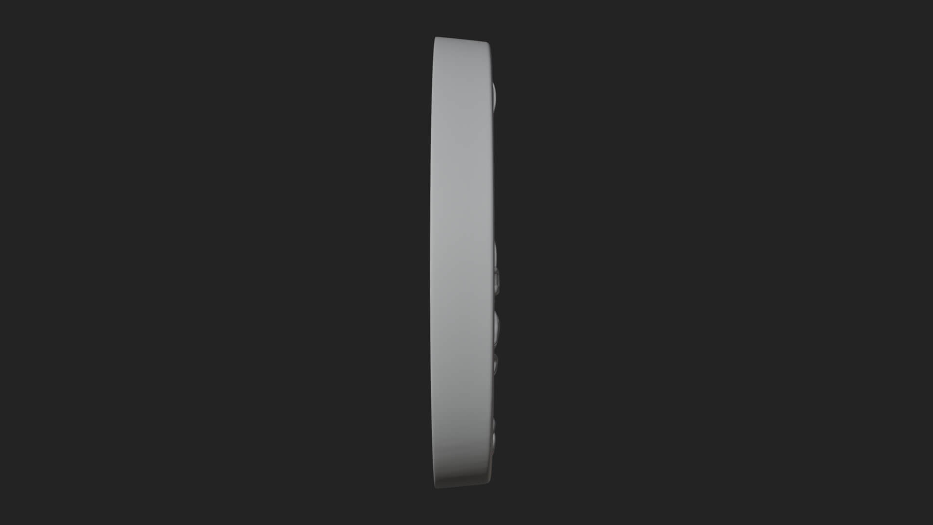 Vine Carved Cross Oval Plaque Design 2 3D Print Model 3D Model