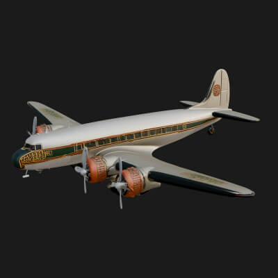 Vintage Airliner Plane Model Design 15 3D Print Model