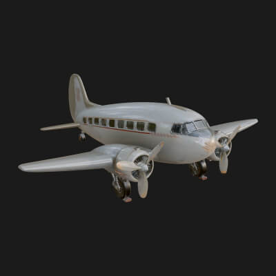 Vintage Airliner Plane Model Design 3 3D Print Model