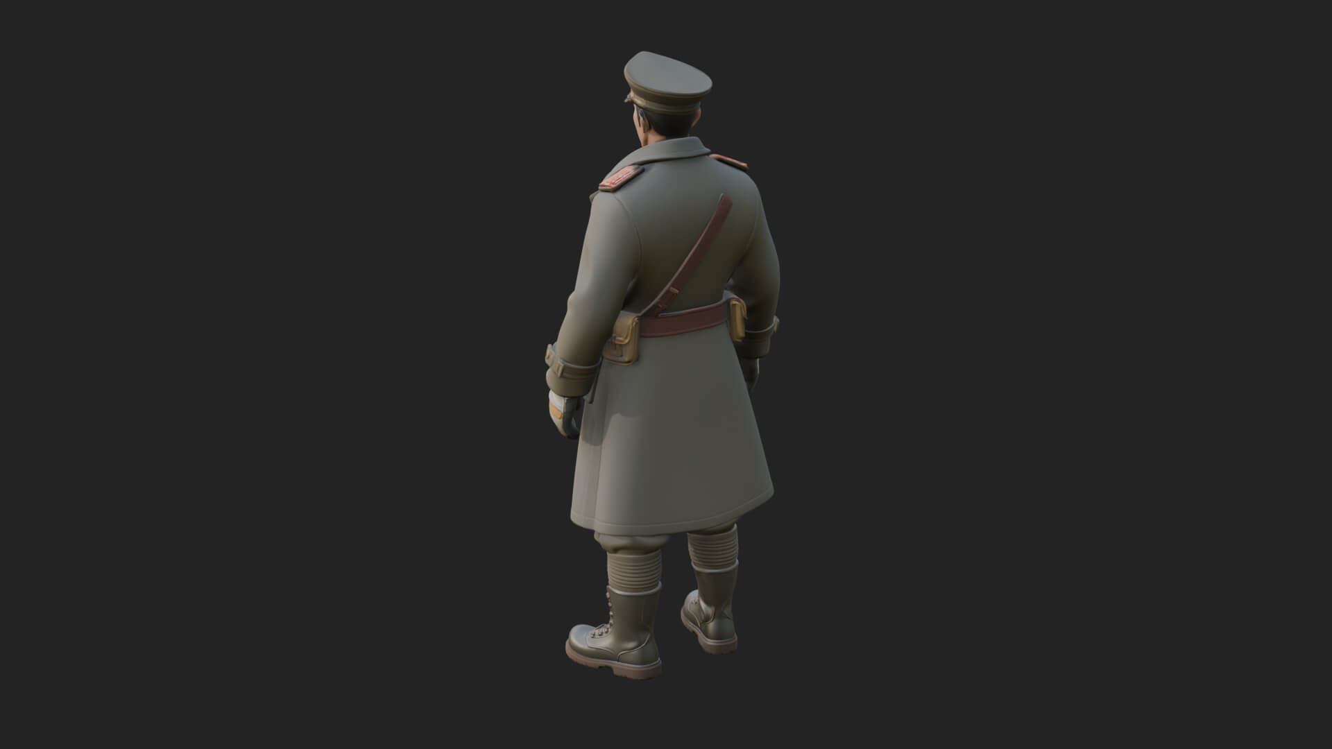 Vintage Soldier Statue Design 11 3D Print Model 3D Model