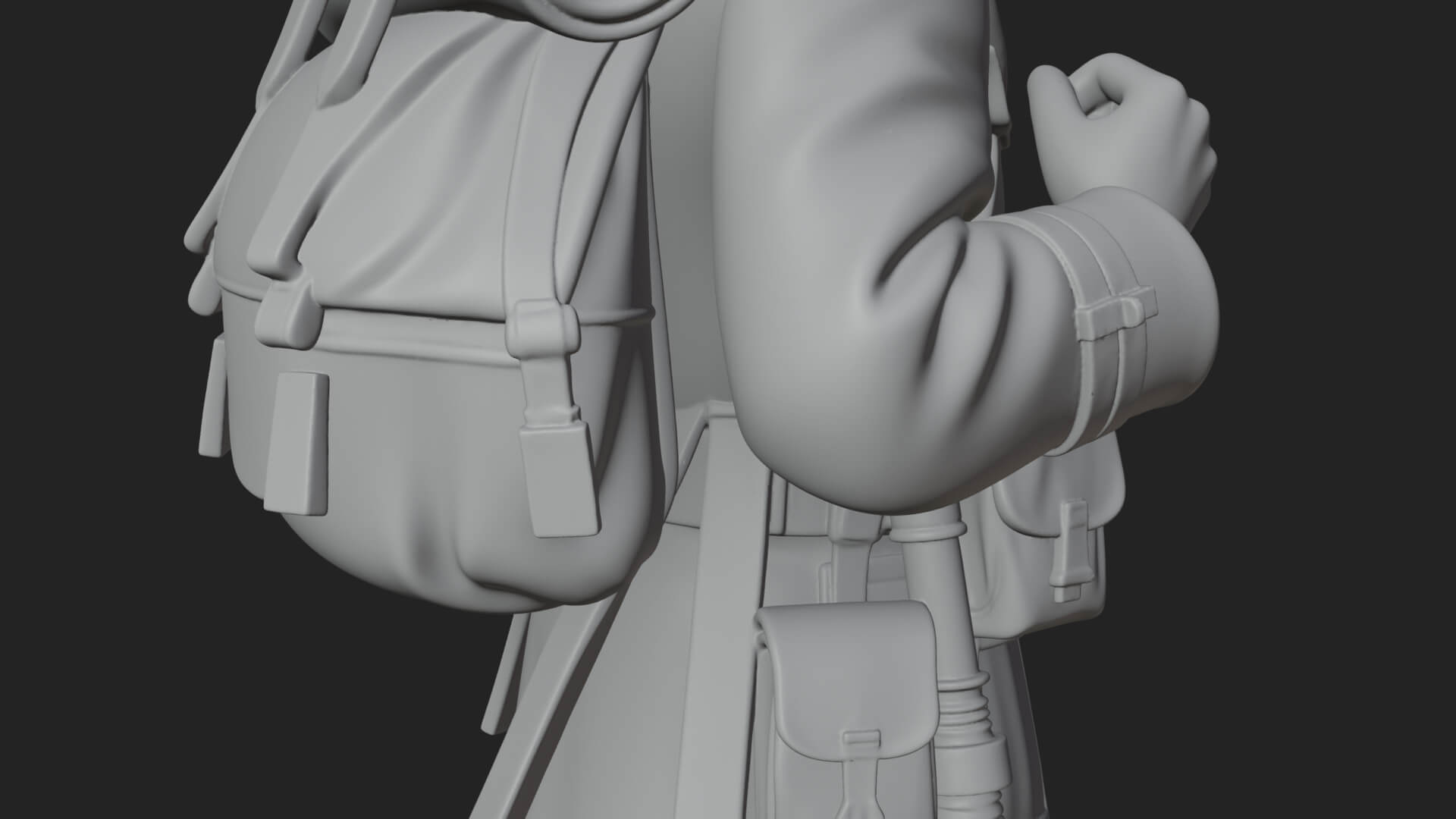 Vintage Soldier Statue Design 12 3D Print Model 3D Model