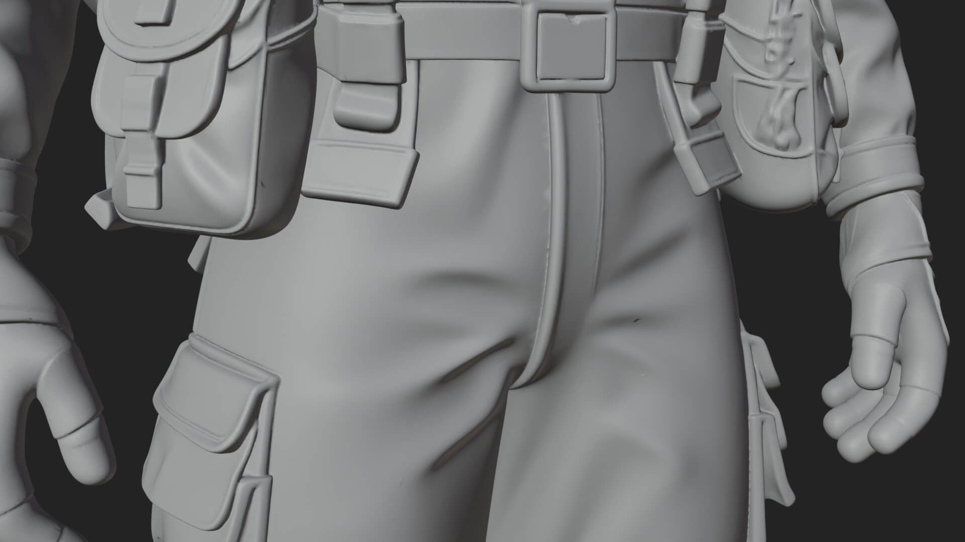 Vintage Soldier Statue Design 13 3D Print Model 3D Model