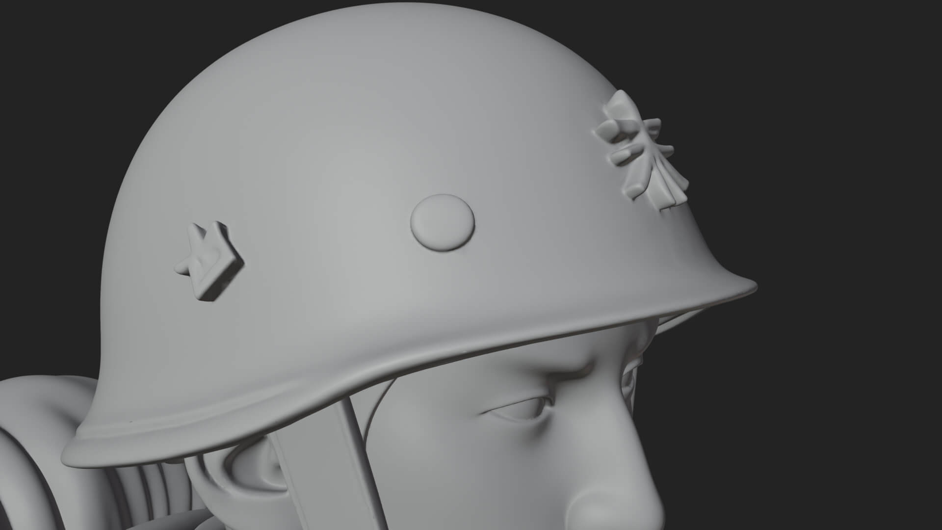 Vintage Soldier Statue Design 18 3D Print Model 3D Model