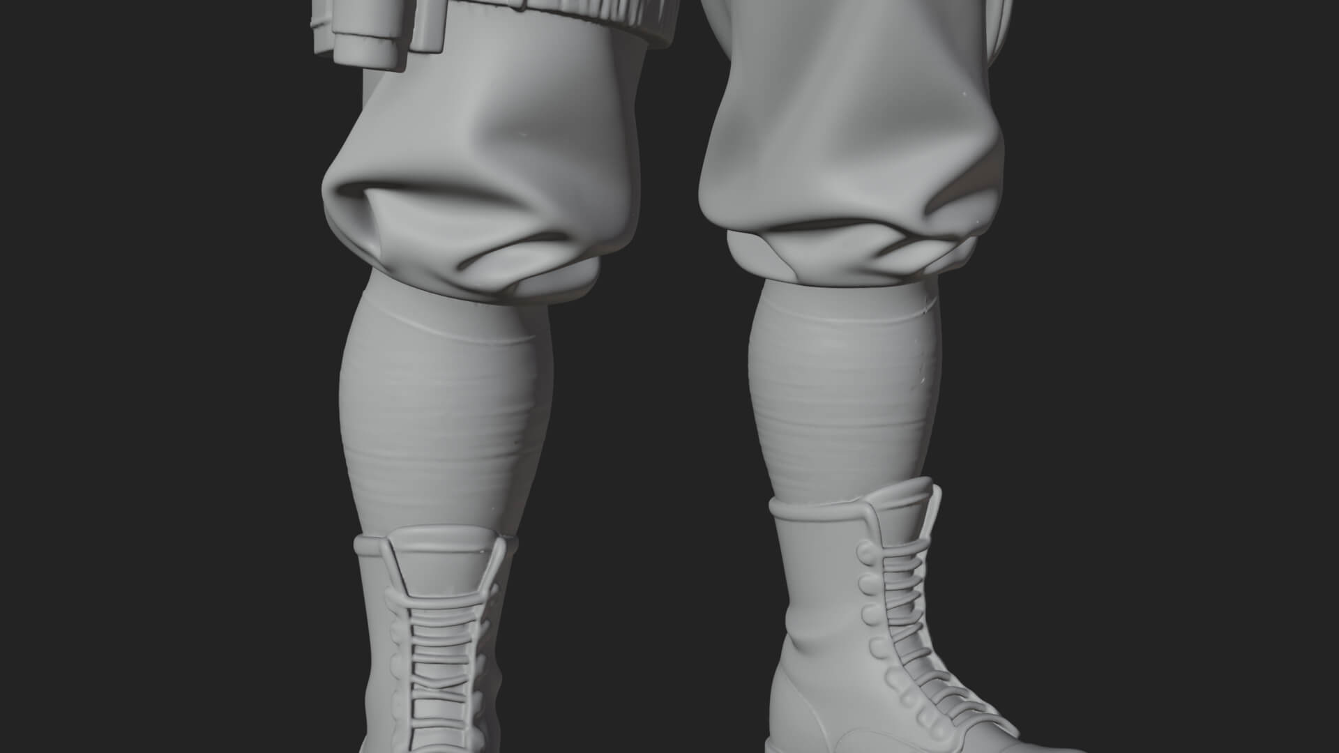 Vintage Soldier Statue Design 21 3D Print Model 3D Model