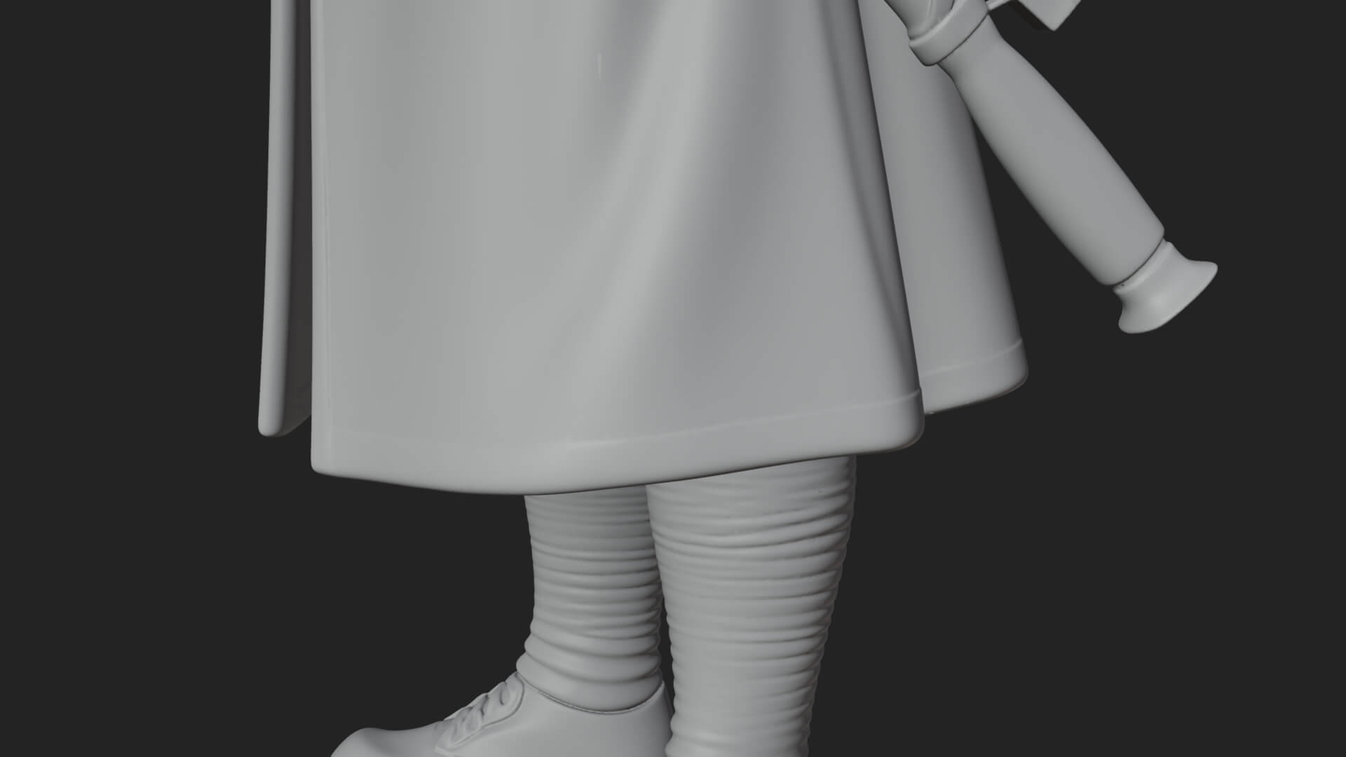 Vintage Soldier Statue Design 22 3D Print Model 3D Model
