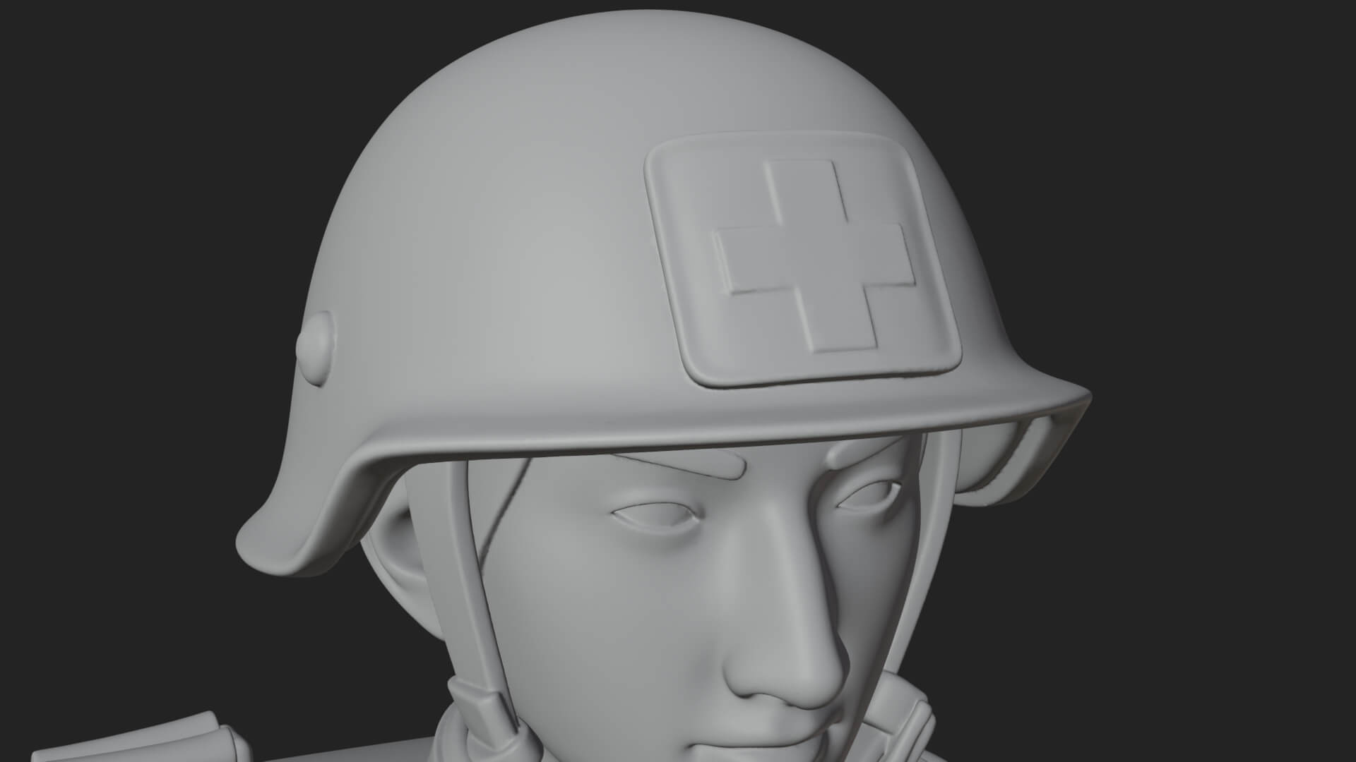 Vintage Soldier Statue Design 23 3D Print Model 3D Model