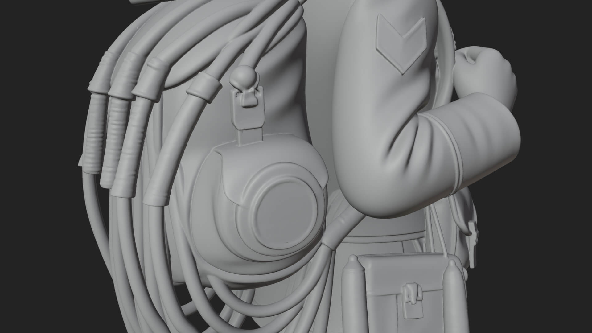 Vintage Soldier Statue Design 25 3D Print Model 3D Model