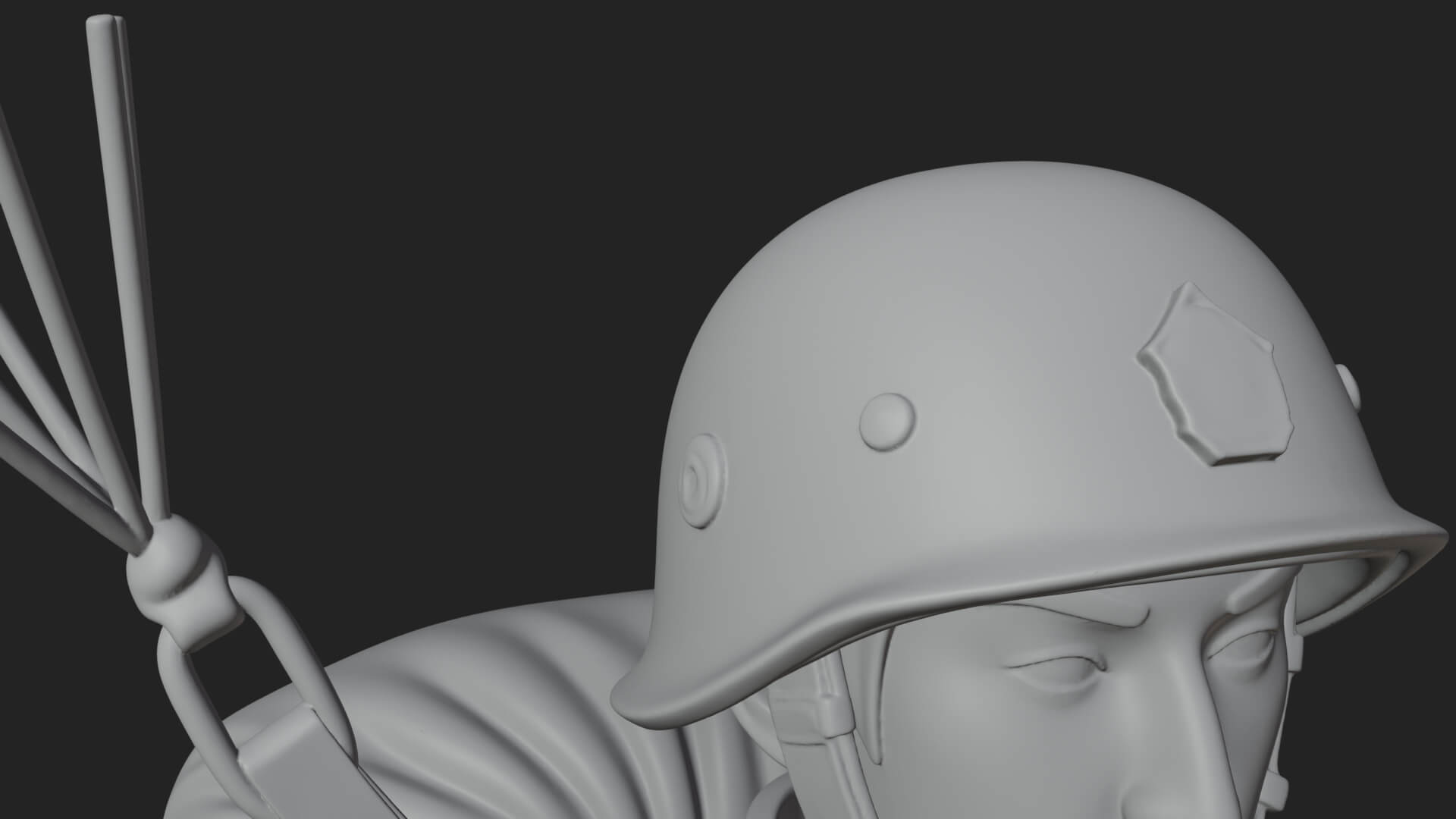 Vintage Soldier Statue Design 28 3D Print Model 3D Model