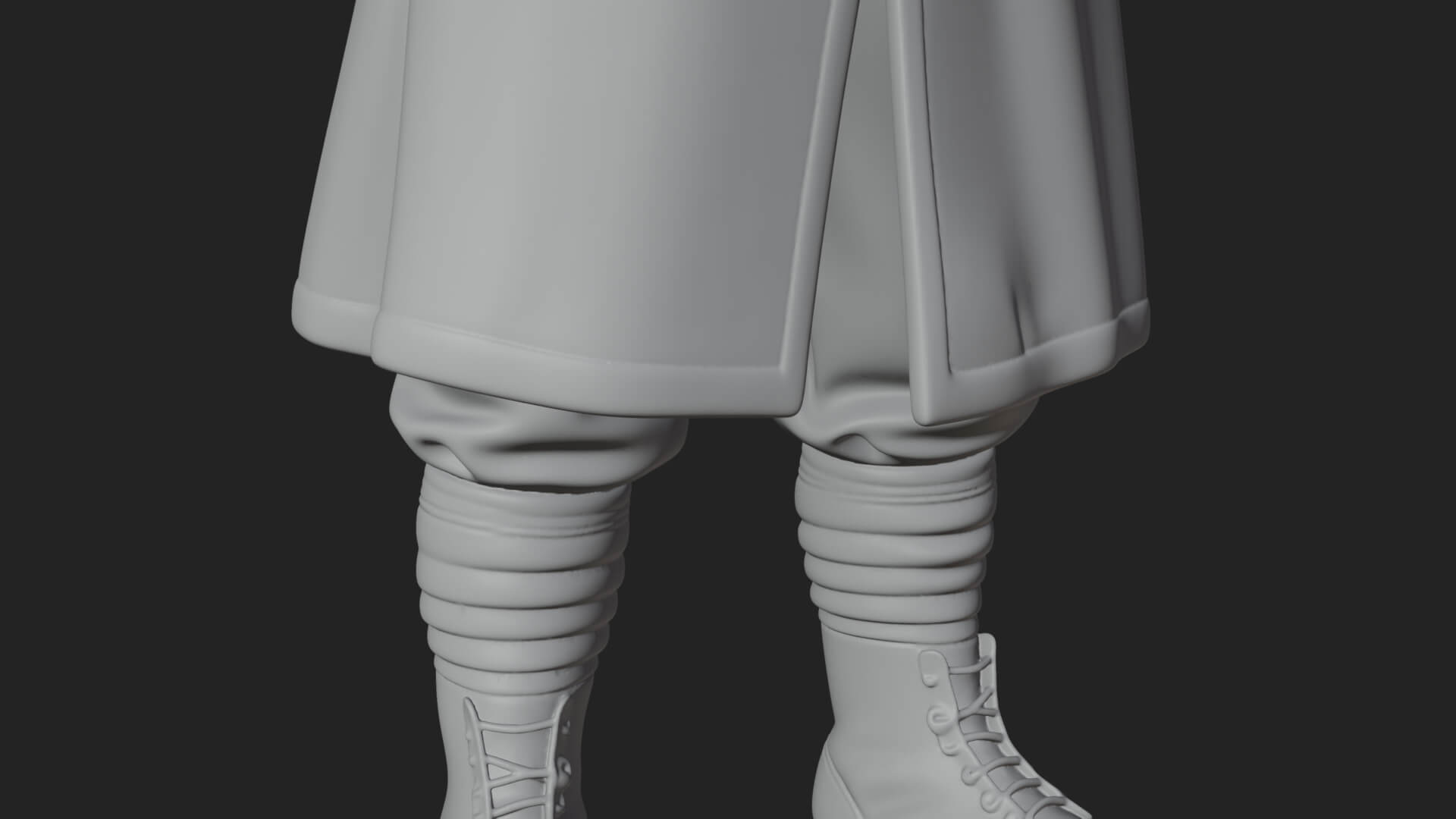 Vintage Soldier Statue Design 30 3D Print Model 3D Model