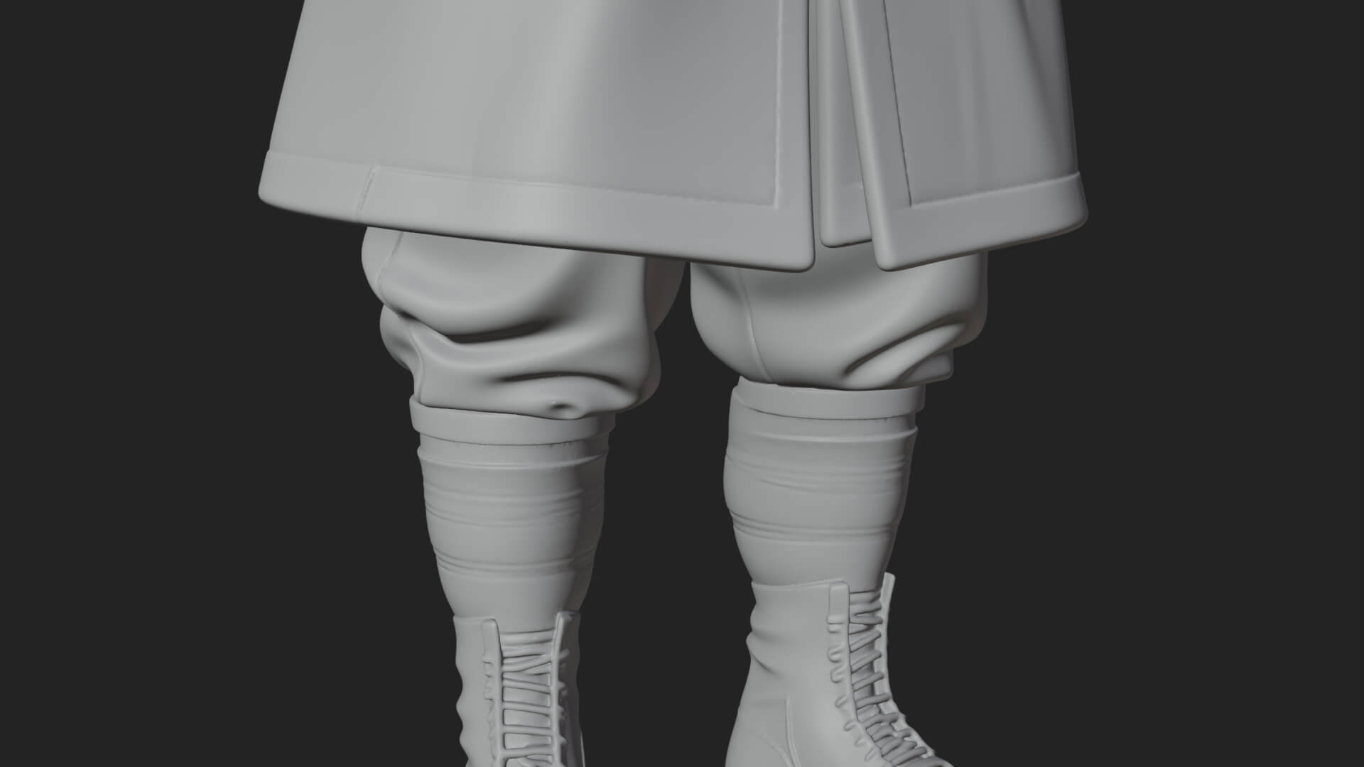 Vintage Soldier Statue Design 31 3D Print Model 3D Model