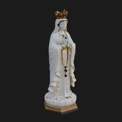Virgin Mary Statue Design 8 3D Print Model