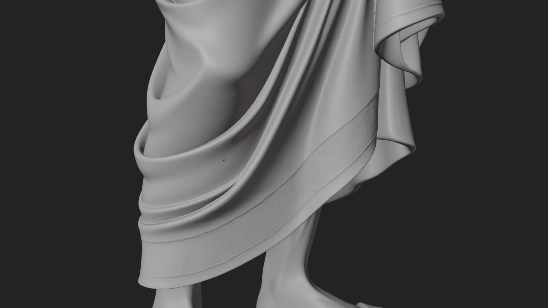 Walking Greek Philosopher Statue Design 6 3D Print Model 3D Model