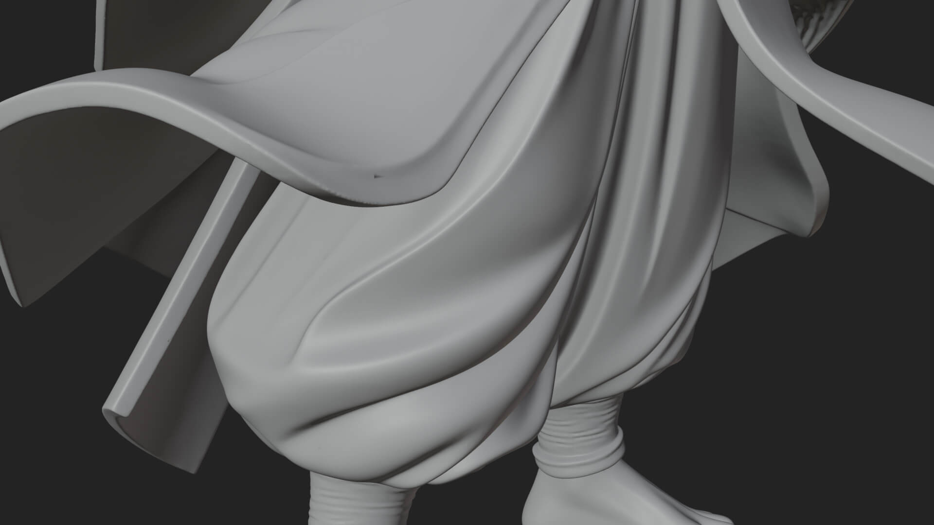 Wanderer with Sack Statue Design 1 3D Print Model 3D Model