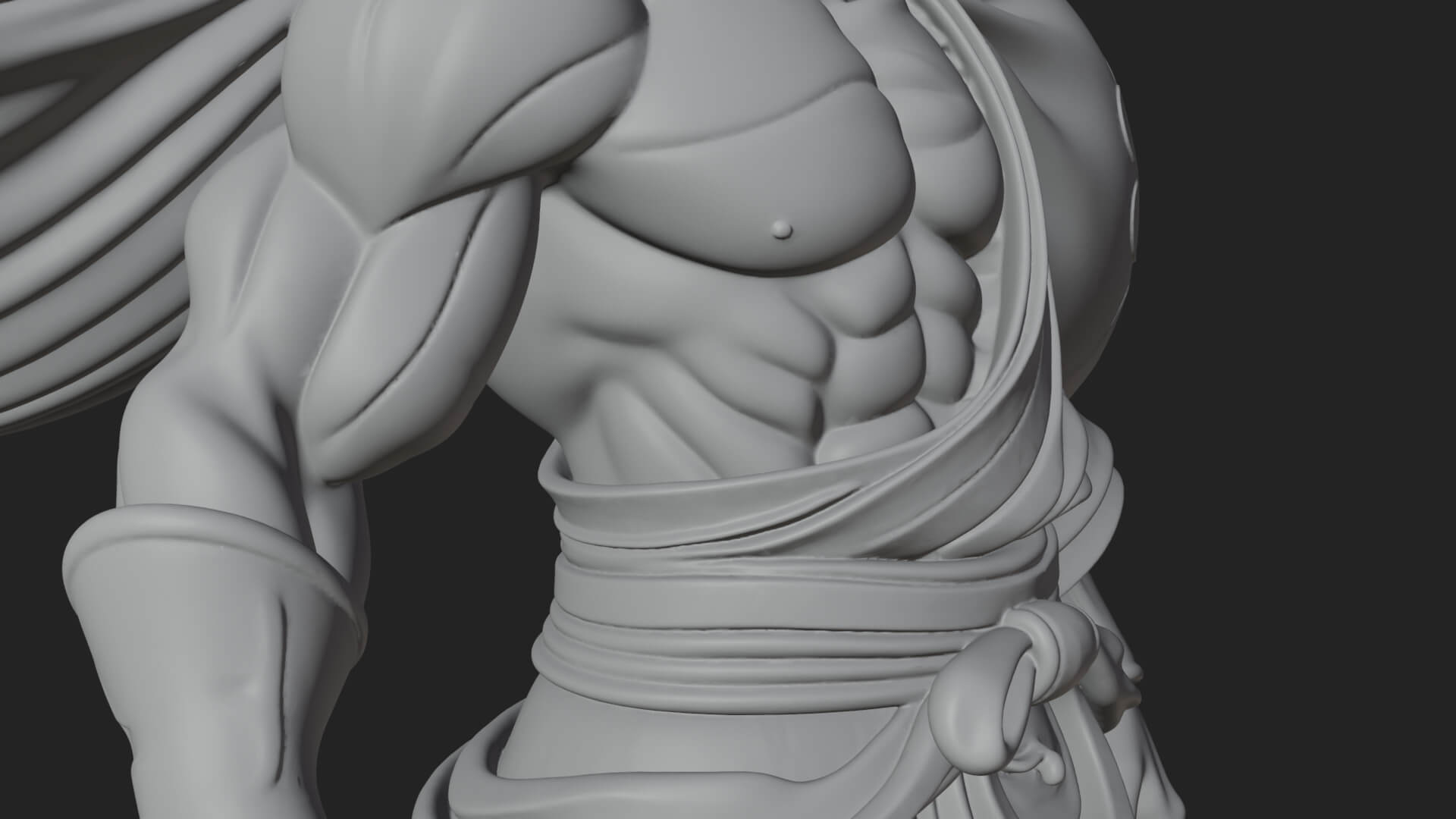 Wanderer with Sack Statue Design 2 3D Print Model 3D Model