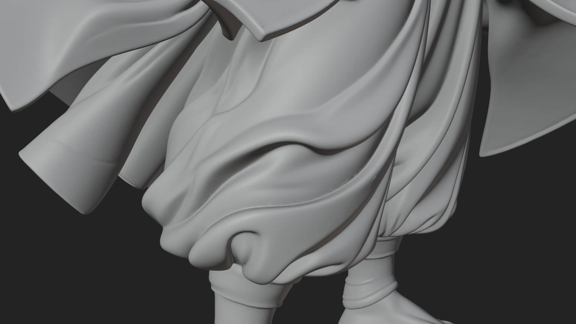 Wanderer with Sack Statue Design 2 3D Print Model 3D Model