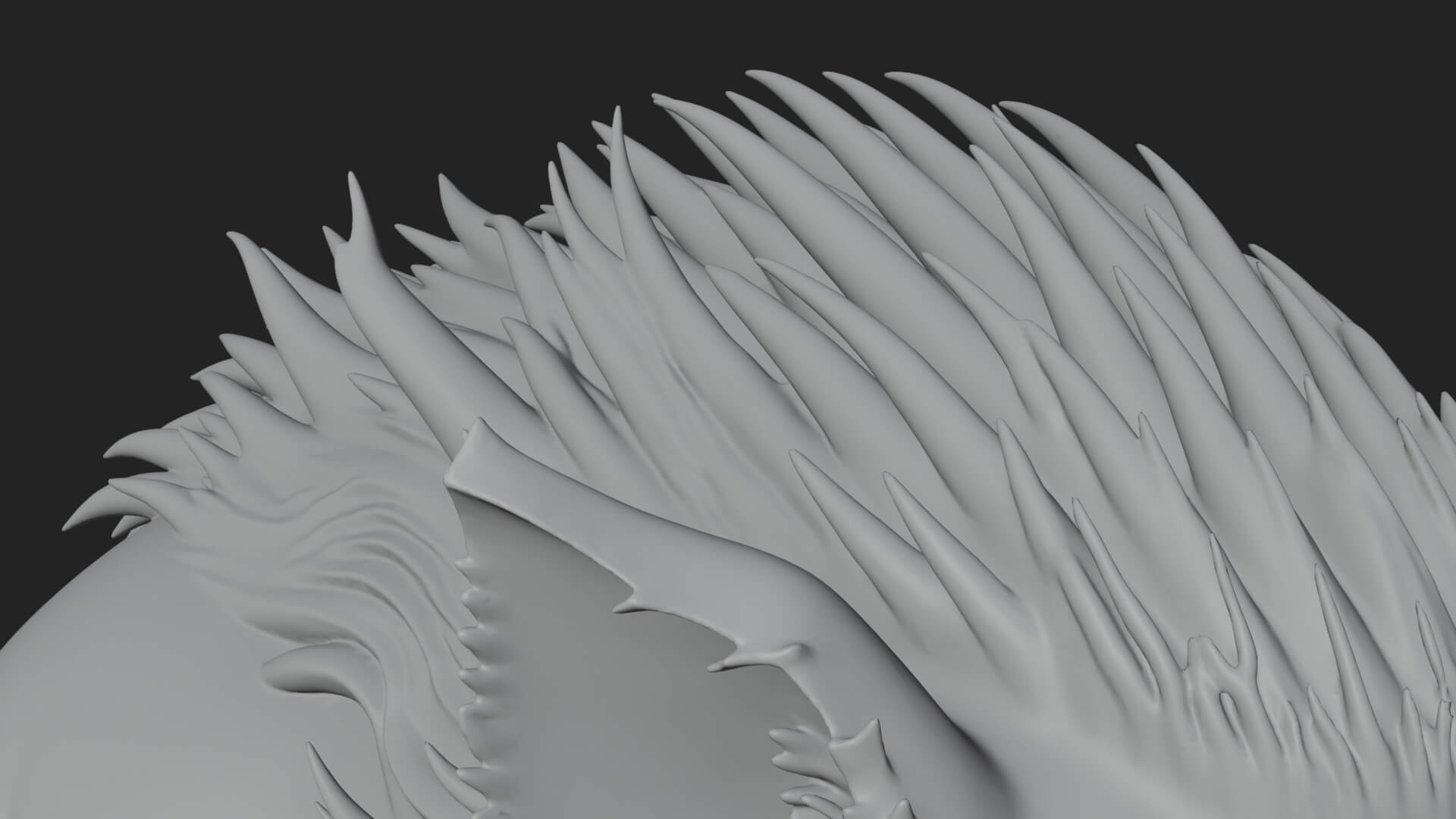 Warrior with Boar Head Statue Design 1 3D Print Model 3D Model