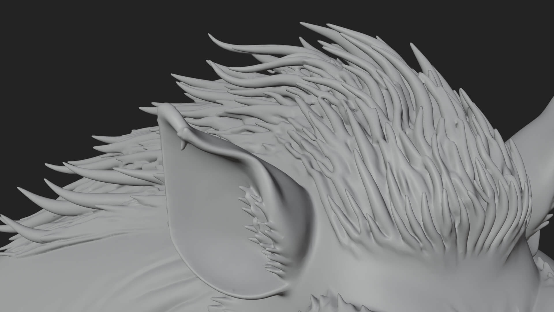 Warrior With Boar Head Statue Design 2 3D Print Model 3D Model
