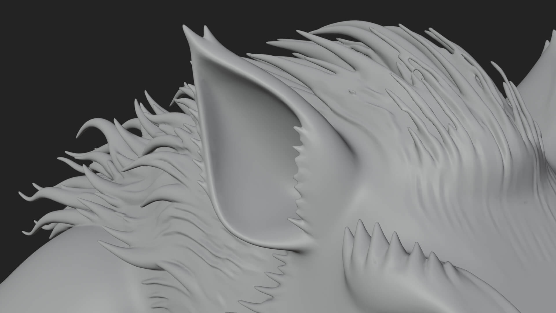 Warrior with Boar Head Statue Design 4 3D Print Model 3D Model